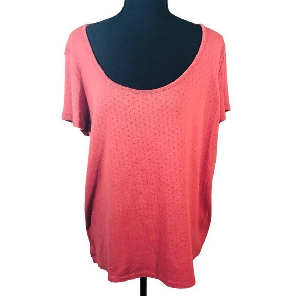 Old Navy Tops - Old Navy Pink Pullover Short Sleeve Tee Size XXL